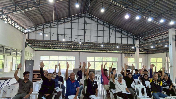 สทน.7 จัดประชุมเชิงปฏิบัติการรับฟังความคิดเห็นของประชาชน สำหรับโครงการอนุรักษ์ฟื้นฟูแหล่งน้ำ และโครงการก่อสร้างระบบกระจายน้ำ ภายในอำเภอทองผาภูมิ จังหวัดกาญจนบุรี