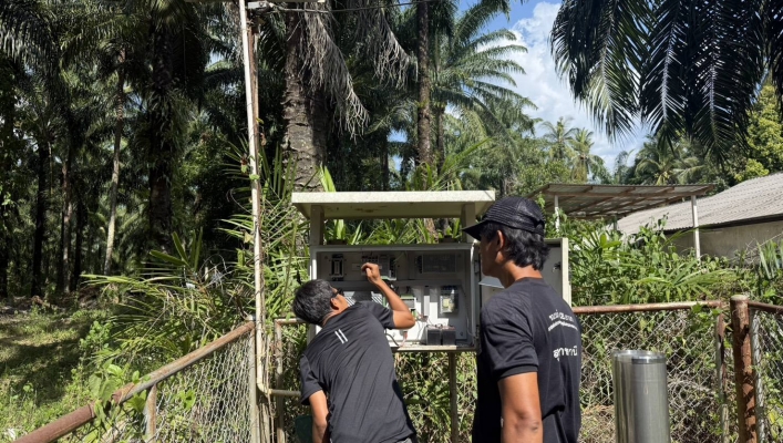 สทน.10 ลงพื้นที่ติดตาม ซ่อมแซม บำรุงรักษาปรับปรุงสถานีเตือนภัยล่วงหน้า Early Warning