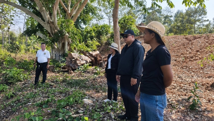 สทน.6 ลงพื้นที่สำรวจความเหมาะสม โครงการในพื้นที่ตำบลสามพี่น้อง อำเภอแก่งหางแมว จังหวัดจันทบุรี