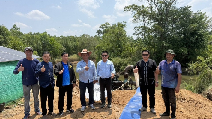สทน.6  เข้าดำเนินการติดตั้งเครื่องสูบน้ำขนาด 12 นิ้ว จำนวน 2 เครื่อง ในพื้นที่ ตำบลทุ่งพระยา อำเภอสนามชัยเขต จังหวัดฉะเชิงเทรา