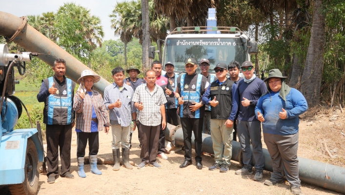 สทน.6 ลงพื้นที่ตรวจเยี่ยมชุดปฏิบัติการ ช่วยเหลือสภาวะวิกฤติน้ำ ในพื้นที่ ตำบลไม้เค็ด อำเภอเมืองปราจีนบุรี จังหวัดปราจีนบุรี
