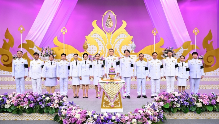 กรมทรัพยากรน้ำบันทึกเทปถวายพระพร สมเด็จพระนางเจ้าสุทิดาฯ พระบรมราชินี เนื่องในโอกาสมหามงคลวันเฉลิมพระชนมพรรษา 3 มิถุนายน 2569