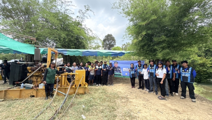 สทน.6 ลงพื้นที่ตรวจเยี่ยมและติดตามการช่วยเหลือกลุ่มเกษตรกร ตำบลปัถวี อำเภอมะขาม จังหวัดจันทบุรี