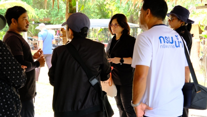 สทน.8 สอน.1 สงขลา ลงพื้นที่ประสานการดำเนินงานโครงการส่งเสริมการใช้ประโยชน์จากทรัพยากรธรรมชาติของพื้นที่ชุ่มน้ำปากแม่น้ำกระบี่