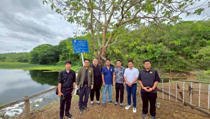 กรมทรัพยากรน้ำ โดย สำนักงานทรัพยากรน้ำที่ 1 ลงพื้นที่ศึกษาความเหมาะสม โครงการก่อสร้างฝายน้ำล้นแม่น้ำจาง พร้อมระบบกระจายน้ำด้วยพลังงานแสงอาทิตย์ หมู่ที่ 1-10 ตำบลน้ำโจ้ อำเภอแม่ทะ จังหวัดลำปาง