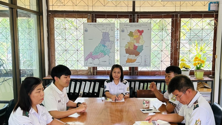 สทน.9 ประชุมเตรียมความพร้อมและทบทวนแผนการเฝ้าระวังน้ำท่วมฉับพลัน น้ำป่าไหลหลาก และดินโคลนถล่ม ณ ห้องประชุมส่วนอุทกวิทยาที่ 2 แพร่
