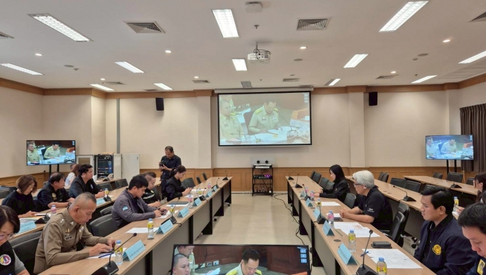 สทน.7 เข้าร่วมประชุมกองบัญชาการป้องกันและบรรเทาสาธารณภัยแห่งชาติ (บกปภ.ช.) เพื่อติดตามสถานการณ์และเตรียมการแก้ไขปัญหาภัยแล้ง ปี 2569