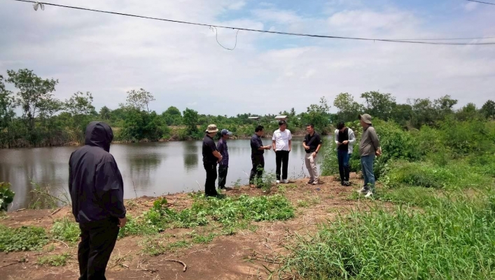 ​สทน.7 ลงพื้นที่ตรวจติดตามโครงการอนุรักษ์ฟื้นฟูแหล่งน้ำบึงบ้านโพธิ์ จังหวัดสุพรรณบุรี