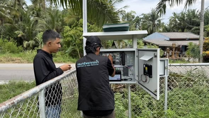 สทน.10 ลงพื้นที่ติดตาม ซ่อมแซม บำรุงรักษาปรับปรุงสถานีเตือนภัยล่วงหน้า Early Warning