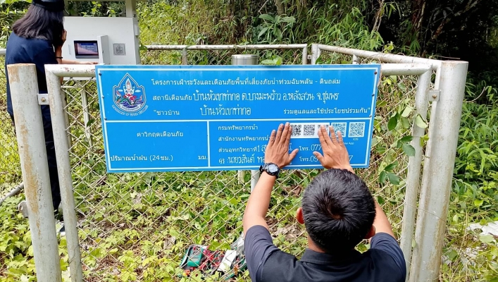 สทน.10 ลงพื้นที่ติดตาม ซ่อมแซม บำรุงรักษาปรับปรุงสถานีเตือนภัยล่วงหน้า Early Warning