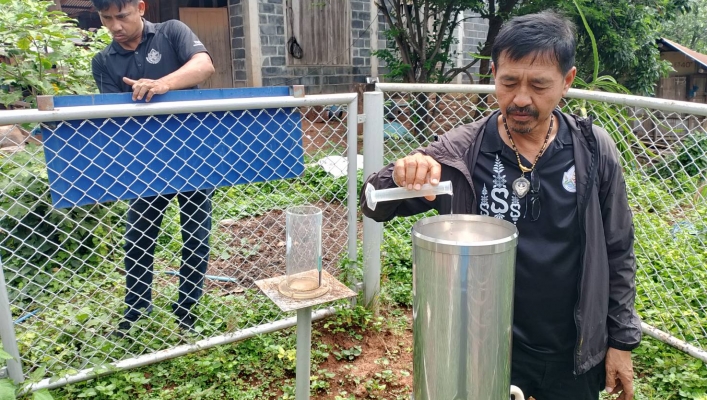 สทน.9 ลงพื้นที่ตรวจสอบ และซ่อมแซม บำรุงรักษาระบบเตือนภัยน้ำท่วม - ดินถล่ม (Early Warning) ในเขตพื้นที่จังหวัดพิษณุโลก