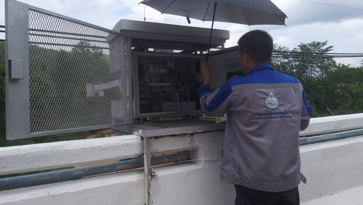 สทน.9 ลงพื้นที่ตรวจสอบและซ่อมบำรุงรักษาระบบเตือนภัยน้ำท่วม-ดินถล่ม (Early Warning) จังหวัดน่านและแพร่ รวมจำนวน 12 สถานี