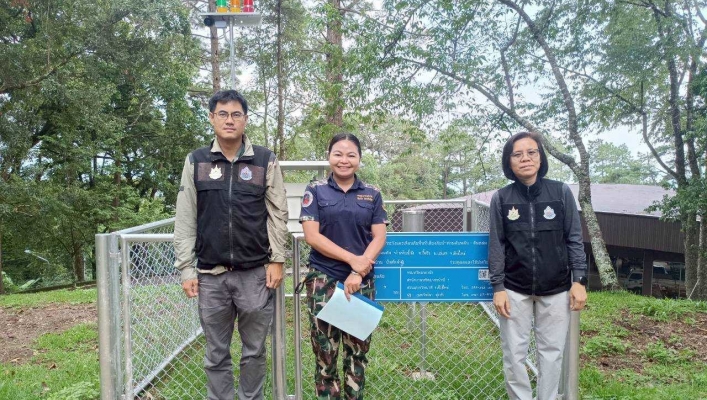 กรมทรัพยากรน้ำ โดย สำนักงานทรัพยากรน้ำที่ 1 ลงพื้นที่ ตรวจสอบ ซ่อมแซมบำรุงรักษาฯสถานีเตือนภัยล่วงหน้า (Early Warning)