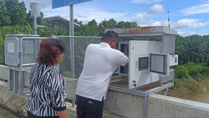 สทน.10 ลงพื้นที่ติดตาม ซ่อมแซม บำรุงรักษาปรับปรุงสถานีเตือนภัยล่วงหน้า Early Warning
