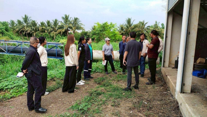 สทน.6 ลงพื้นที่ร่วมกับกองการจัดสรรน้ำในการตรวจติดตามการติดตั้งเครื่องมือวัดหรือประเมินปริมาณน้ำที่ใช้
