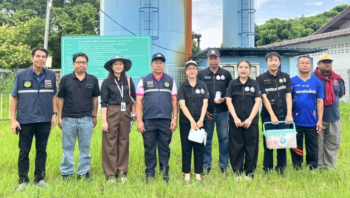 กรมทรัพยากรน้ำ โดย สำนักงานทรัพยากรน้ำที่ 1  เก็บตัวอย่างน้ำประปาหมู่บ้าน จ.เชียงใหม่  เพื่อวิเคราะห์คุณภาพและประเมินระบบ