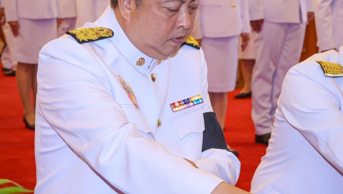 กรมทรัพยากรน้ำ ร่วมคณะผู้บริหาร ทส. ถวายน้ำสรงและถวายสักการะพระศพ สมเด็จพระเจ้าลูกเธอ เจ้าฟ้าพัชรกิติยาภาฯ