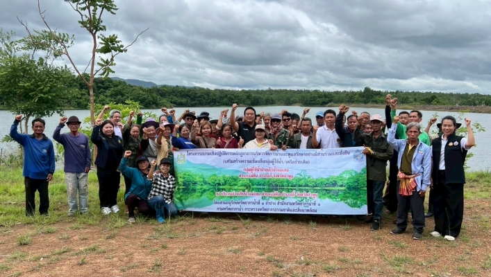 กรมทรัพยากรน้ำ โดยสำนักงานทรัพยากรน้ำที่ 1  ดำเนินโครงการเสริมสร้างความเข้มแข็งกลุ่มผู้ใช้น้ำ/เครือข่ายเดิมกลุ่มผู้ใช้น้ำ อ่างเก็บน้ำแม่เทย ตำบลแม่ตืน อำเภอลี้ จังหวัดลำพูน