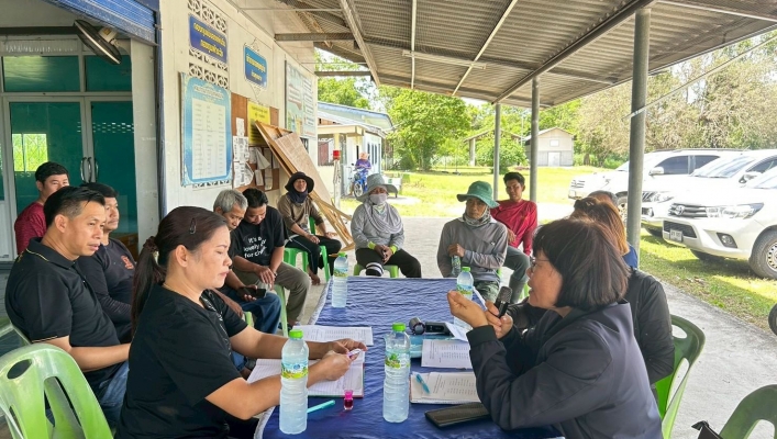 สทน.7 ลงพื้นที่ติดตามการดำเนินงานเครือข่ายกลุ่มผู้ใช้น้ำในพื้นที่จังหวัดราชบุรี