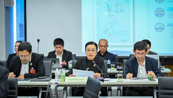 กรมทรัพยากรน้ำ ร่วมประชุมคณะกรรมาธิการการบริหารจัดการทรัพยากรน้ำ ติดตามสถานการณ์น้ำและเตรียมความพร้อมรับมือฤดูฝน