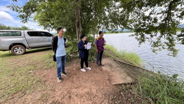 สทน.3 ลงพื้นที่สำรวจความเหมาะสมโครงการก่อสร้างระบบกระจายน้ำด้วยพลังงานแสงอาทิตย์