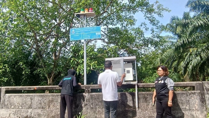 สทน.10 ติดตาม บำรุงรักษา สถานีเตือนภัย EWS.
