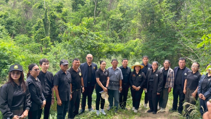 สทน.7 ร่วมกับสำนักงาน กปร. ลงพื้นที่ตรวจสอบข้อเท็จจริง กรณีราษฎรขอพระราชทานโครงการพัฒนาแหล่งน้ำ ในพื้นที่ ต.ห้วยทราย จ.ประจวบคีรีขันธ์