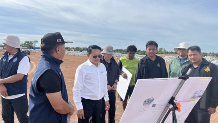 สทน.3 ลงพื้นที่ติดตามผลการดำเนินงานโครงการอนุรักษ์ฟื้นฟูแหล่งน้ำหนองผักแพว พร้อมระบบกระจายน้ำ