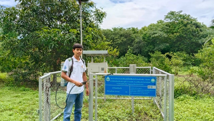 สทน.9 ลงพื้นที่ตรวจสอบ และซ่อมแซม บำรุงรักษาระบบเตือนภัยน้ำท่วม - ดินถล่ม (Early Warning) สำหรับพื้นที่เสี่ยงอุทกภัย - ดินถล่ม ในเขตพื้นที่จังหวัดพิษณุโลก จังหวัดสุโขทัย และจังหวัดอุตรดิตถ์