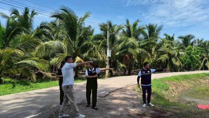 สทน.7 ลงพื้นที่ประสานและติดตามพื้นที่ชุ่มน้ำในจังหวัดราชบุรี และจังหวัดกาญจนบุรี