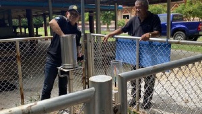 สทน.3 ตรวจซ่อมบำรุงรักษาระบบปฏิบัติการเฝ้าระวังเตือนภัยล่วงหน้า น้ำหลาก - ดินถล่ม (Early Warning System) สถานีบ้านโคกล่าม