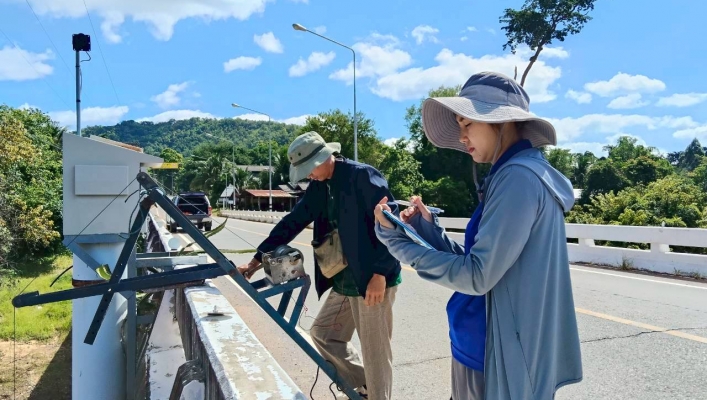 สทน.9 ลงพื้นที่เข้าสำรวจเชื่อมโยงข้อมูลอุทกวิทยา - อุตุนิยมวิทยา ในจังหวัดพิษณุโลก จำนวน 3 สถานี