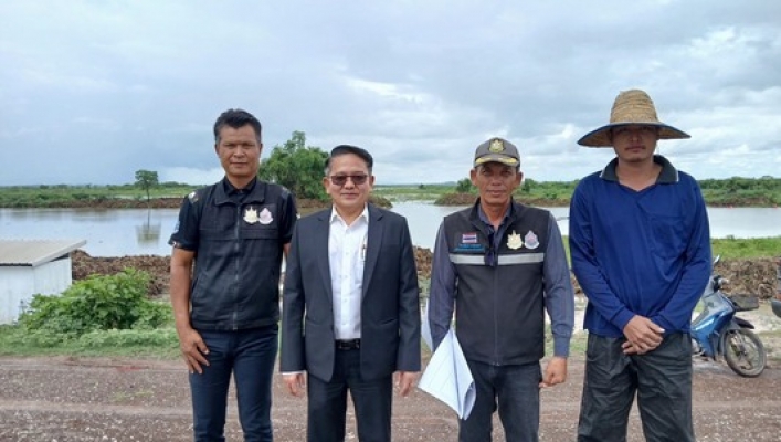 สทน.3 ลงพื้นที่ติดตามผลการดำเนินงานโครงการอนุรักษ์ฟื้นฟูหนองหาน