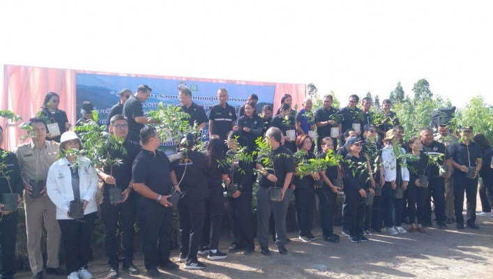 สทน.7 ร่วมใจปลูกป่า 3 อย่าง ประโยชน์ 4 อย่าง ภายใต้โครงการร้อยพฤกษา ร้อยความดีทุกหมู่บ้านสุพรรณบุรี