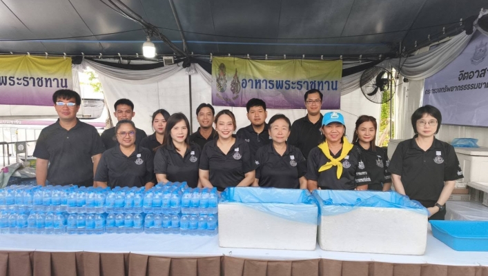 กรมทรัพยากรน้ำ ร่วมกิจกรรมจิตอาสา ทส. อำนวยความสะดวกประชาชน ณ ท้องสนามหลวง