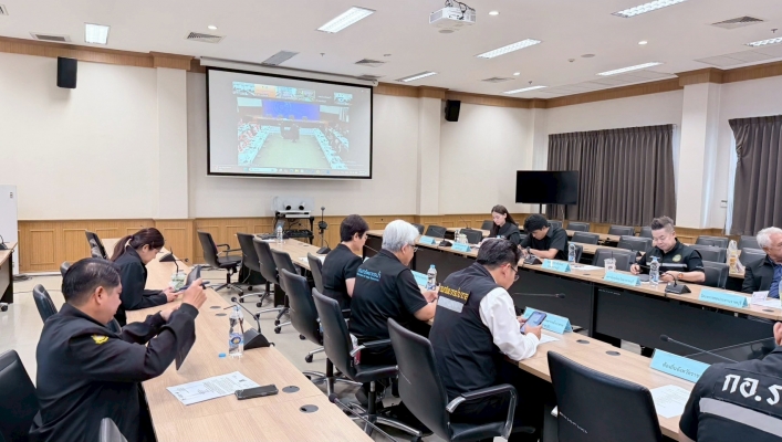 สทน.7 เข้าร่วมการประชุมกองอำนวยการป้องกันและบรรเทาสาธารณภัยกลาง (กอปภ.ก.) เพื่อติดตามสถานการณ์และเตรียมการแก้ไขปัญหาภัยแล้ง จากปรากฎการณ์เอลนีโญ
