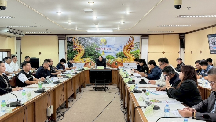 กรมทรัพยากรน้ำ โดย สำนักงานทรัพยากรน้ำที่ 1  และหน่วยงานจังหวัดลำปาง  ร่วมประชุมกองอำนวยการป้องกันและบรรเทาสาธารณภัยกลาง (กอปภ.ก.) เดินหน้าเตรียมพร้อมรับมือภัยแล้งจากปรากฏการณ์เอลนีโญ