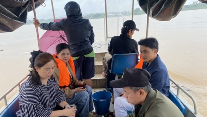 สทน.3 เก็บตัวอย่างตะกอนแขวนลอยและตัวอย่างตะกอนท้องน้ำแม่น้ำโขง ร่วมระหว่างประเทศไทยและสาธารณรัฐประชาธิปไตยประชาชนลาว