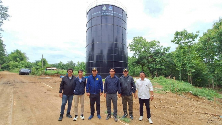 กรมทรัพยากรน้ำ โดย สำนักงานทรัพยากรน้ำที่ 1 ลงพื้นที่เร่งรัด/ติดตาม โครงการระบบกระจายน้ำจากลำน้ำแม่ต๋ำ หมู่ที่ 5 หมู่บ้านท่าโป่ง ตำบลเสริมซ้าย อำเภอเสริมงาม จังหวัดลำปาง