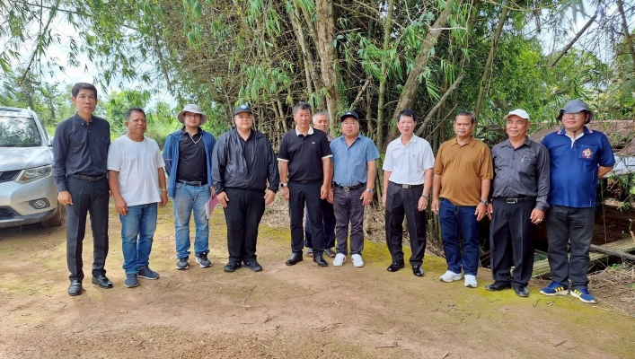 สทน.6 ลงพื้นที่ดำเนินการสำรวจความเหมาะสมโครงการอนุรักษ์ฟื้นฟูแหล่งน้ำพร้อมระบบกระจายน้ำในพื้นที่ตำบลเขาบายศรีและพื้นที่ใกล้เคียง อำเภอท่าใหม่ จังหวัดจันทบุรี