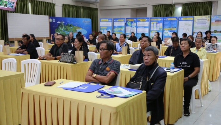 สทน.6 จัดโครงการสนับสนุน กิจกรรมสร้างความเข้มแข็งเครือข่ายการบริหารจัดการพื้นทีี่ชุ่มน้ำหนองปลาแขยง ณ หอประชุมเทศบาลเมืองเก่า อำเภอกบินทร์บุรี จังหวัดปราจีนบุรี