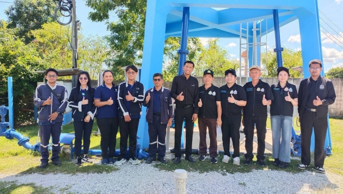 สทน.6 ร่วมลงพื้นที่ในการตรวจ กำกับการประกอบกิจการประปาสัมปทานของ บริษัท ยูนิเวอร์แซล ยูทีลิตี้ จำกัด (มหาชน) ในเขตพื้นที่ อำเภอศรีราชา จังหวัดชลบุรี