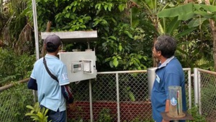 สทน.3 ตรวจสอบซ่อมบำรุงรักษาและการเชื่อมต่อสัญญาณของสถานีเตือนภัยล่วงหน้าน้ำท่วม-ดินถล่ม (Early Warning)