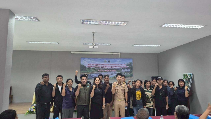 สทน.7 จัดตั้งและให้ความรู้กลุ่มผู้ใช้น้ำ ประจำปีงบประมาณ พ.ศ. 2569 ในพื้นที่โครงการก่อสร้างระบบกระจายน้ำสนับสนุนพื้นที่เกษตรบ้านทุ่งมะสังข์ หมู่ที่ 4 ตำบลเขาชะงุ้ม อำเภอโพธาราม จังหวัดราชบุรี