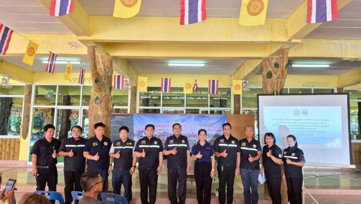 สทน.7 จัดตั้งและให้ความรู้กลุ่มผู้ใช้น้ำ ในพื้นที่โครงการก่อสร้างระบบส่งน้ำสนับสนุนการแก้ปัญหาขาดแคลนน้ำและการเกษตร ในพื้นที่อำเภอพนมทวน จังหวัดกาญจนบุรี