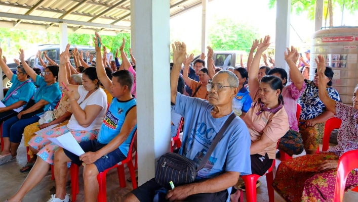 สทน.8 สอน.1 สงขลา จัดเวทีรับฟังความคิดเห็นของประชาชน โครงการอนุรักษ์ฟื้นฟูคลองศาลาเณร–ท่ามะนาว ตำบลมะกอกเหนือ อำเภอควนขนุน จังหวัดพัทลุง