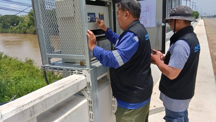 สทน.4 ออกปฏิบัติงานตรวจสอบและบำรุงรักษาสถานีสนามระบบตรวจวัดสภาพน้ำทางไกลอัตโนมัติลุ่มน้ำชี(Telemetering) และสถานี CCTV