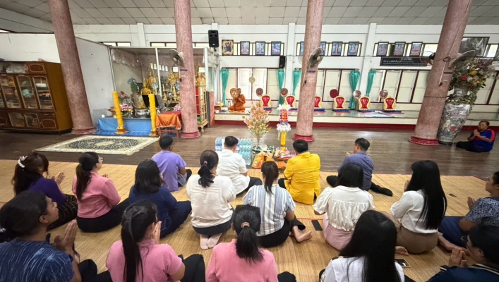 สทน.9 ร่วมถวายเทียน เนื่องในวันอาสาฬหบูชาและวันเข้าพรรษา ณ วัดพระพุทธบาทเขาสมอแคลง อำเภอวังทอง จังหวัดพิษณุโลก