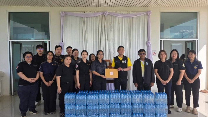 สทน.9 นำน้ำดื่มบรรจุขวด จำนวน 600 ขวด มอบให้สำนักบริหารพื้นที่อนุรักษ์ที่ 11 พิษณุโลก