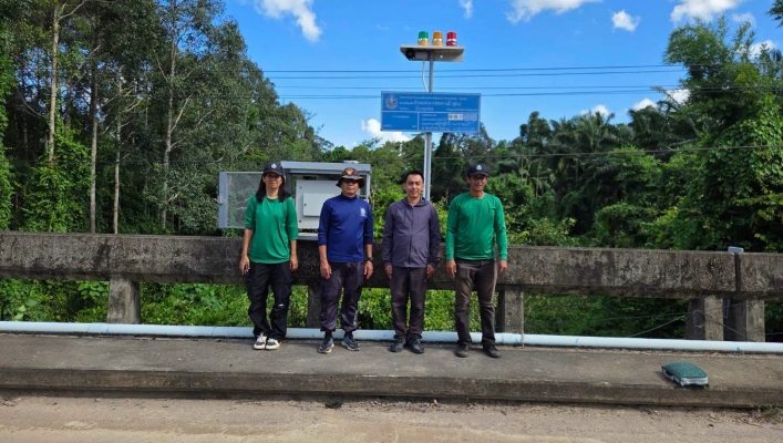 สทน.10 ลงพื้นที่ตรวจสอบ ซ่อมแซม บำรุงรักษา สถานีเตือนภัยล่วงหน้า Early Warning